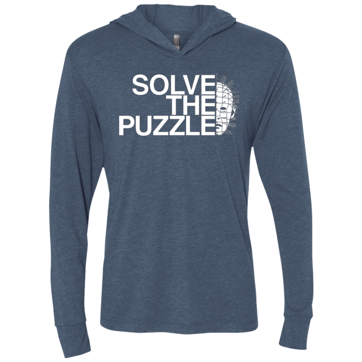 Solve The Puzzle V2 Triblend Long Sleeve Hoodie Tee