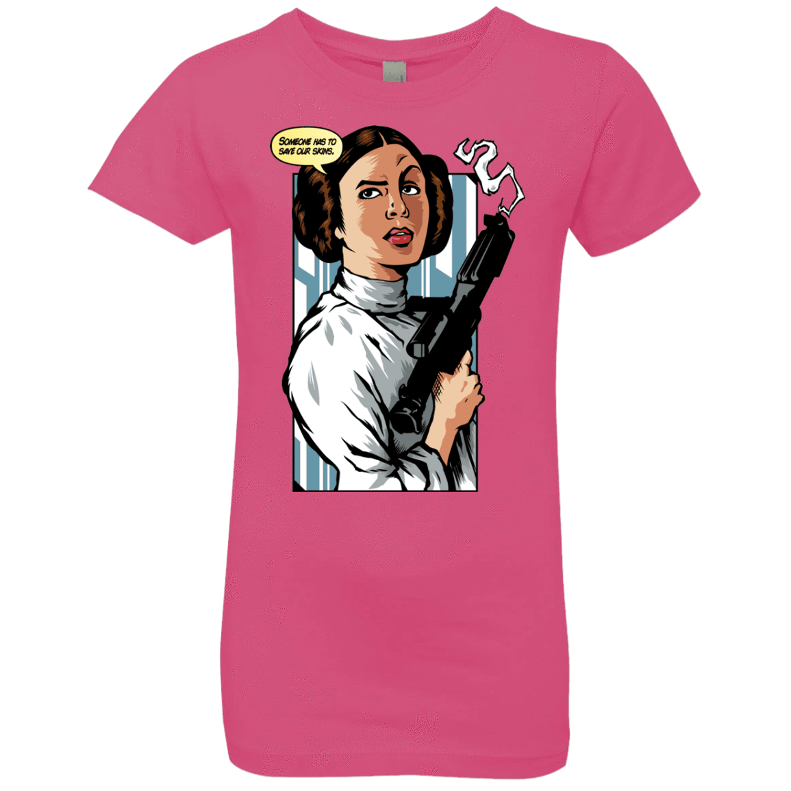 T-Shirts Hot Pink / YXS Someone has to save our skins Girls Premium T-Shirt