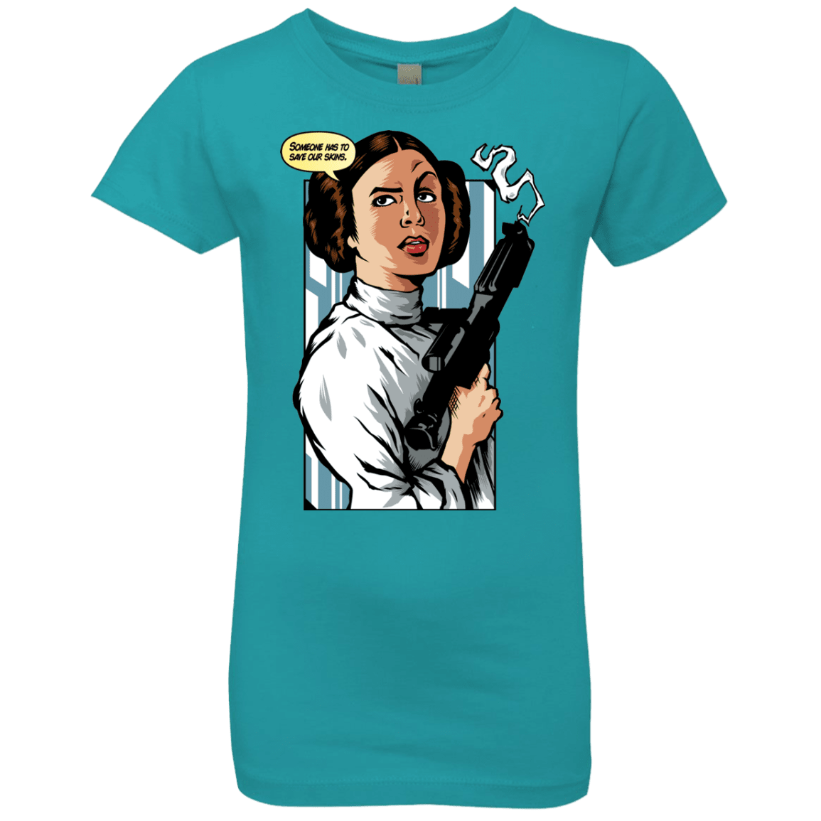 T-Shirts Tahiti Blue / YXS Someone has to save our skins Girls Premium T-Shirt