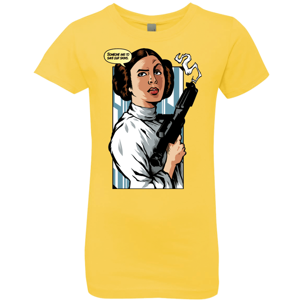 T-Shirts Vibrant Yellow / YXS Someone has to save our skins Girls Premium T-Shirt