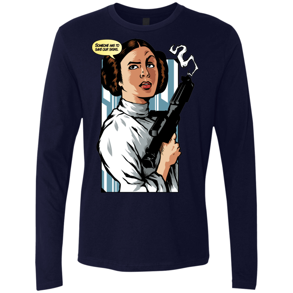 T-Shirts Midnight Navy / Small Someone has to save our skins Men's Premium Long Sleeve