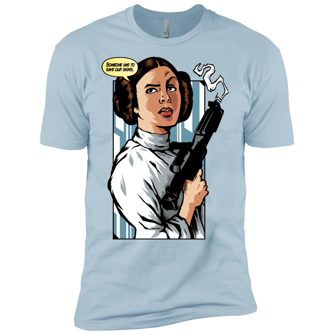 T-Shirts Light Blue / X-Small Someone has to save our skins Men's Premium T-Shirt