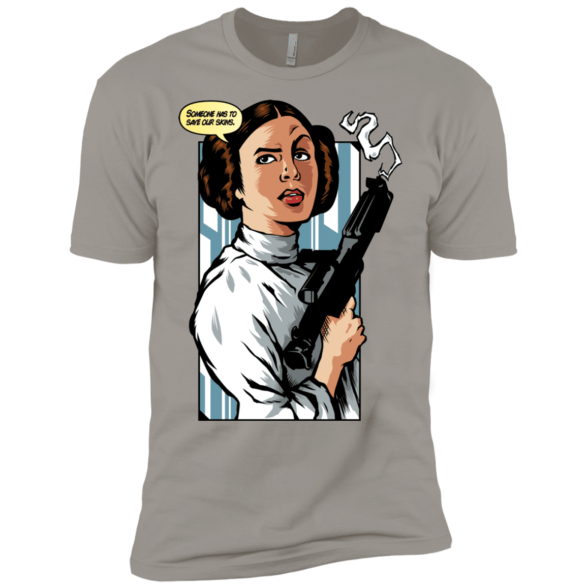 T-Shirts Light Grey / X-Small Someone has to save our skins Men's Premium T-Shirt