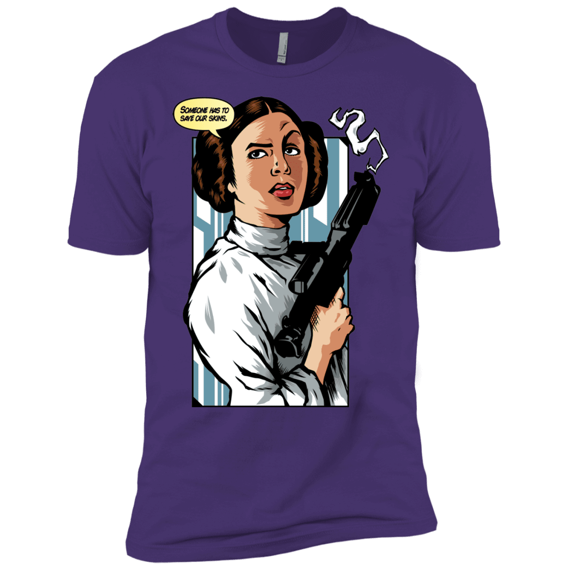 T-Shirts Purple / X-Small Someone has to save our skins Men's Premium T-Shirt