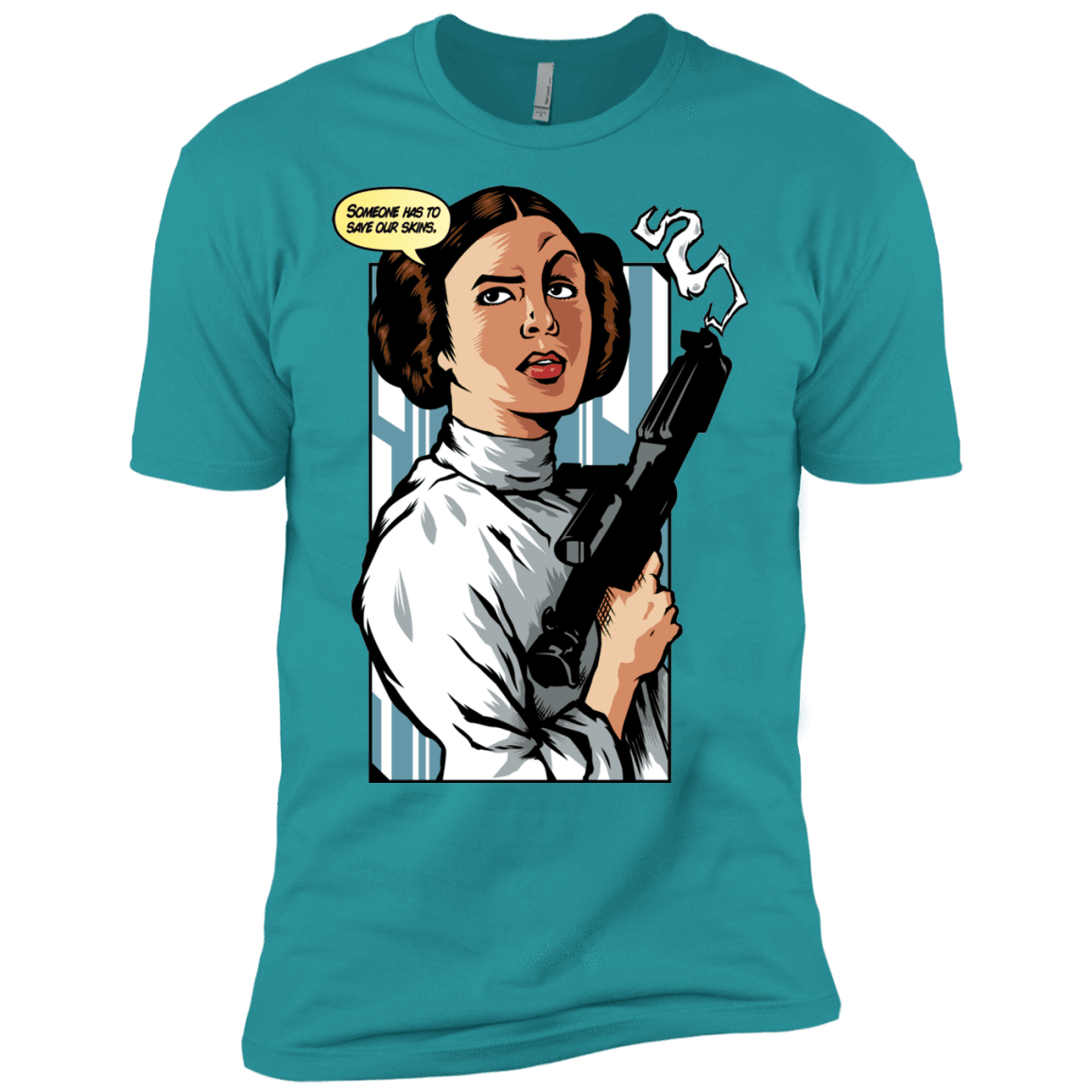 T-Shirts Tahiti Blue / X-Small Someone has to save our skins Men's Premium T-Shirt