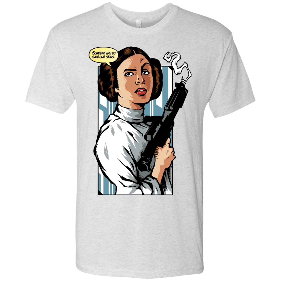 T-Shirts Heather White / Small Someone has to save our skins Men's Triblend T-Shirt