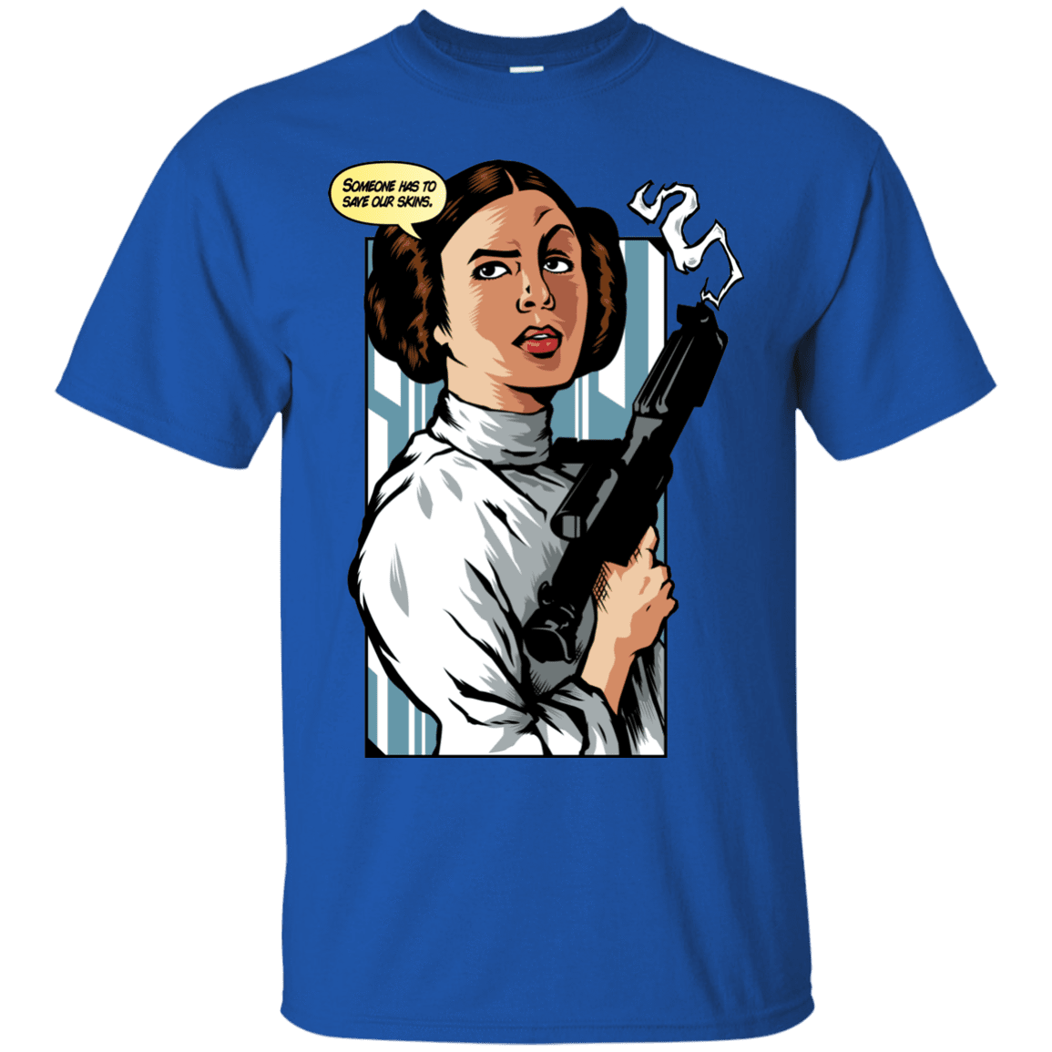 T-Shirts Royal / Small Someone has to save our skins T-Shirt