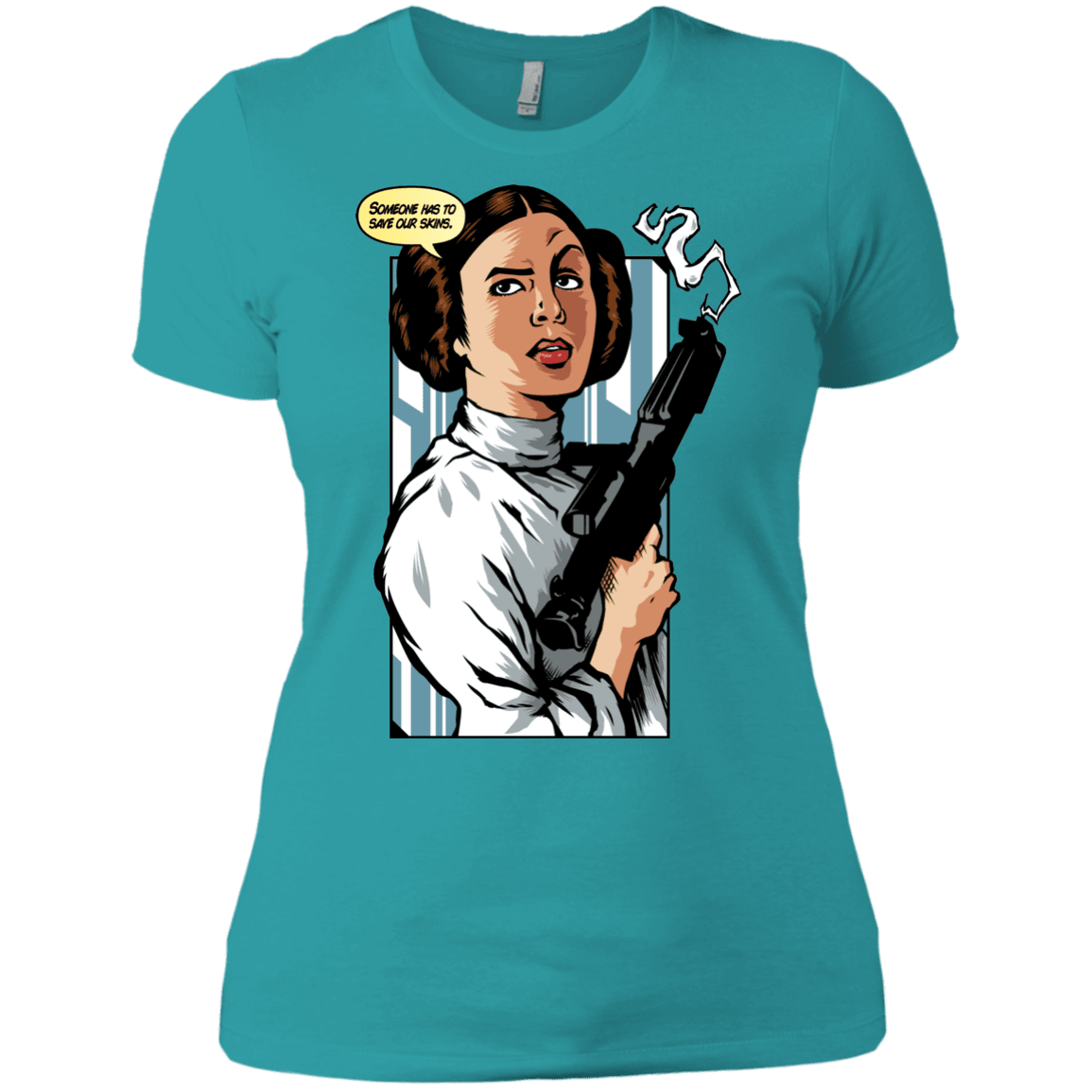 T-Shirts Tahiti Blue / X-Small Someone has to save our skins Women's Premium T-Shirt