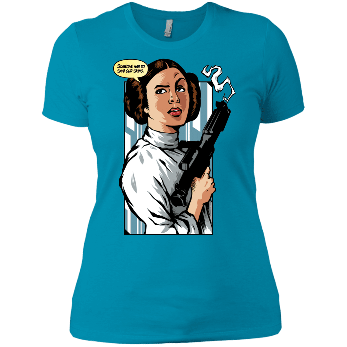 T-Shirts Turquoise / X-Small Someone has to save our skins Women's Premium T-Shirt