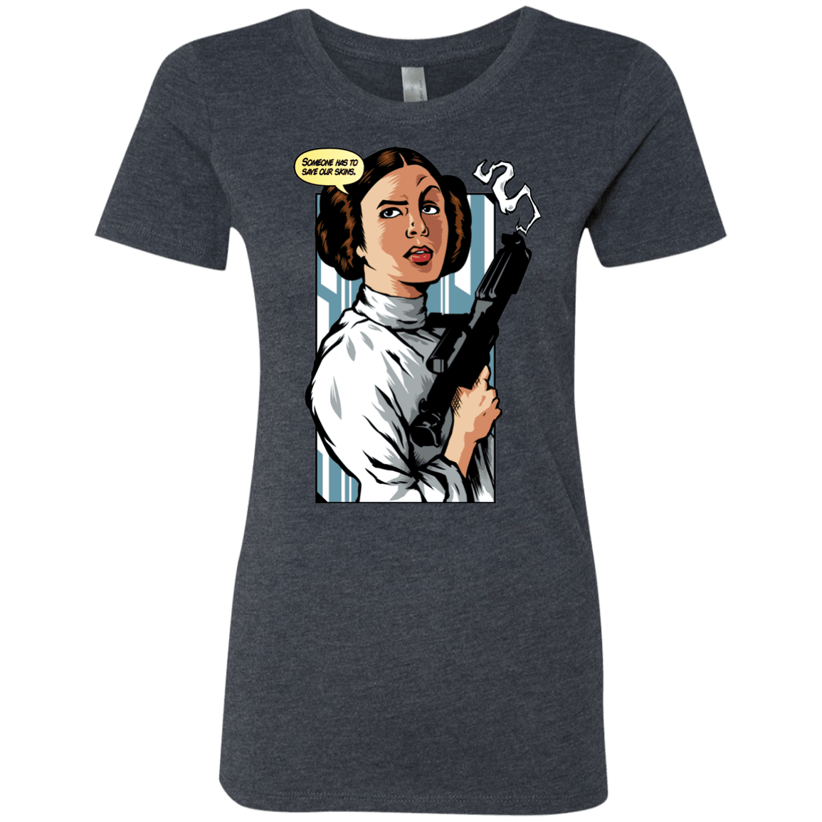 T-Shirts Vintage Navy / Small Someone has to save our skins Women's Triblend T-Shirt