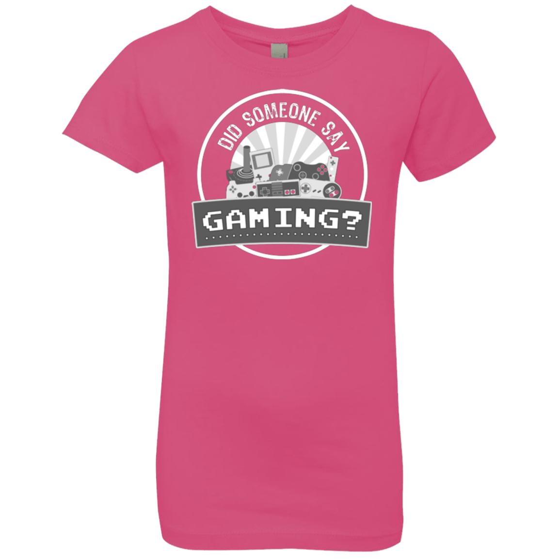 T-Shirts Hot Pink / YXS Someone Say Gaming Girls Premium T-Shirt