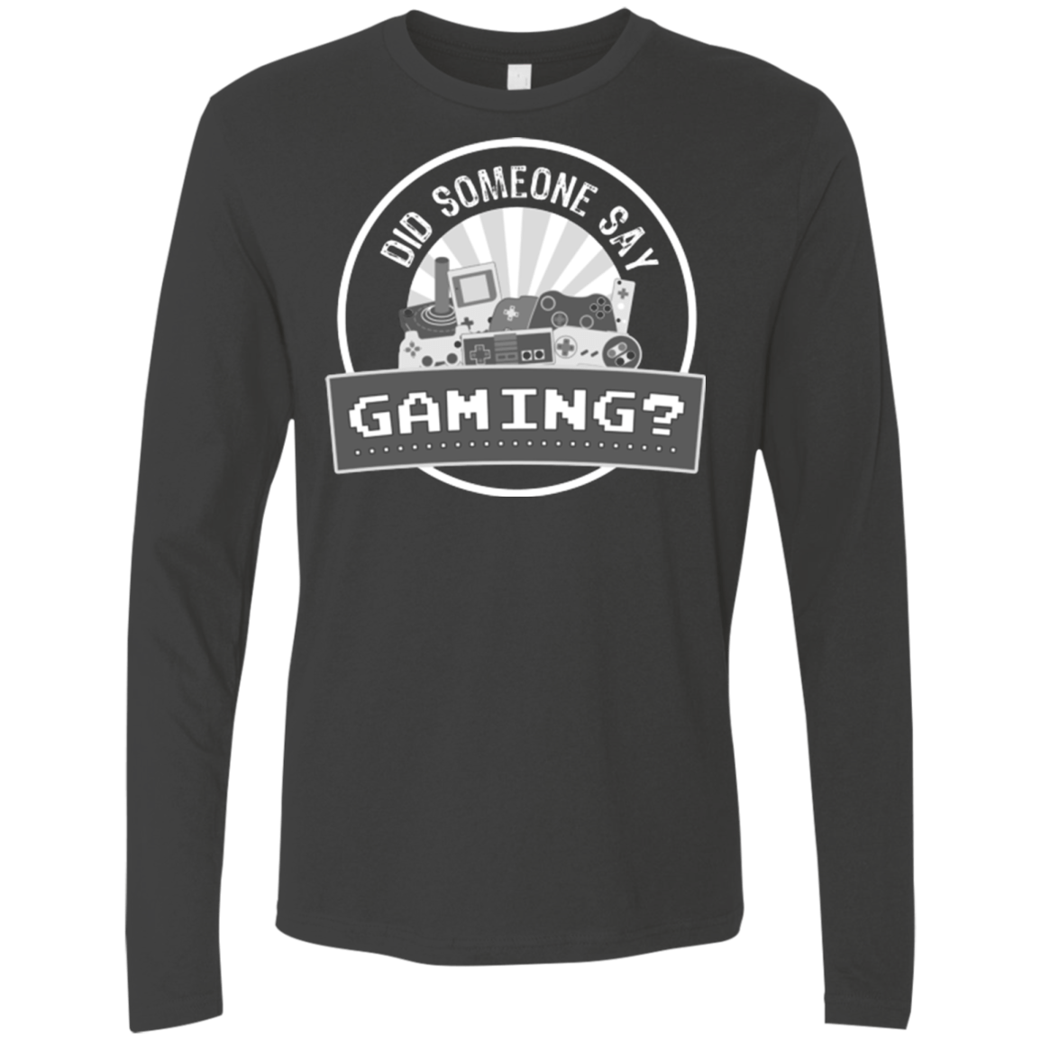 T-Shirts Heavy Metal / Small Someone Say Gaming Men's Premium Long Sleeve