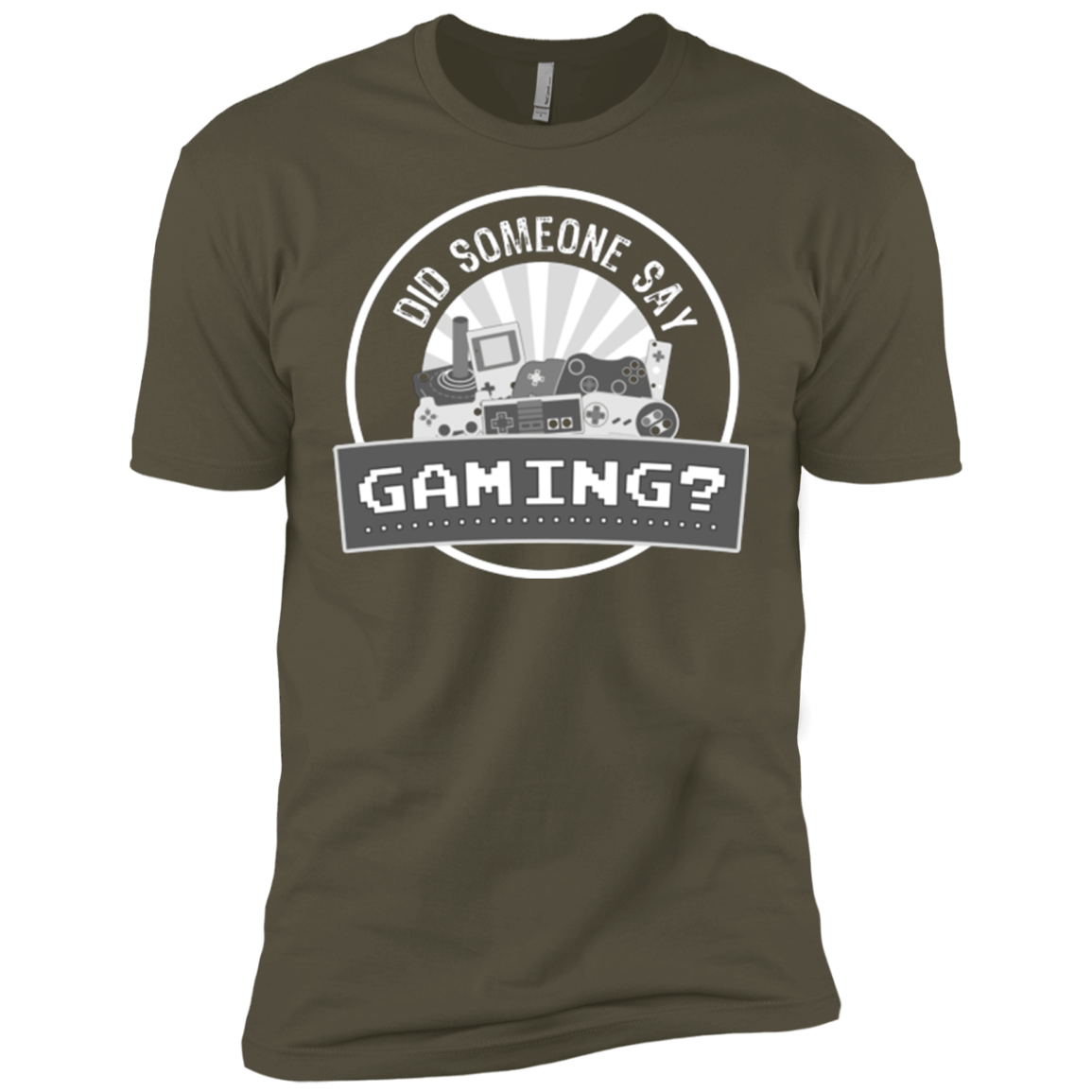 T-Shirts Military Green / X-Small Someone Say Gaming Men's Premium T-Shirt
