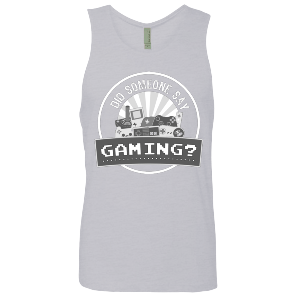T-Shirts Heather Grey / Small Someone Say Gaming Men's Premium Tank Top