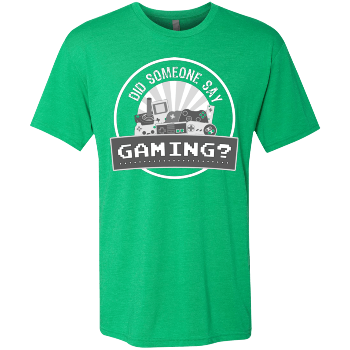 T-Shirts Envy / Small Someone Say Gaming Men's Triblend T-Shirt
