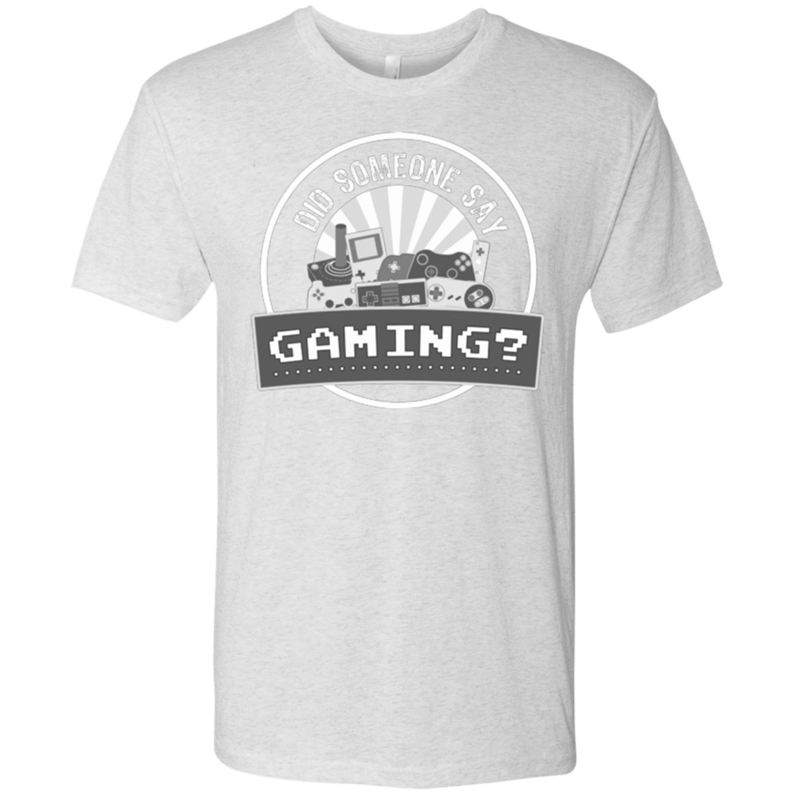 T-Shirts Heather White / Small Someone Say Gaming Men's Triblend T-Shirt