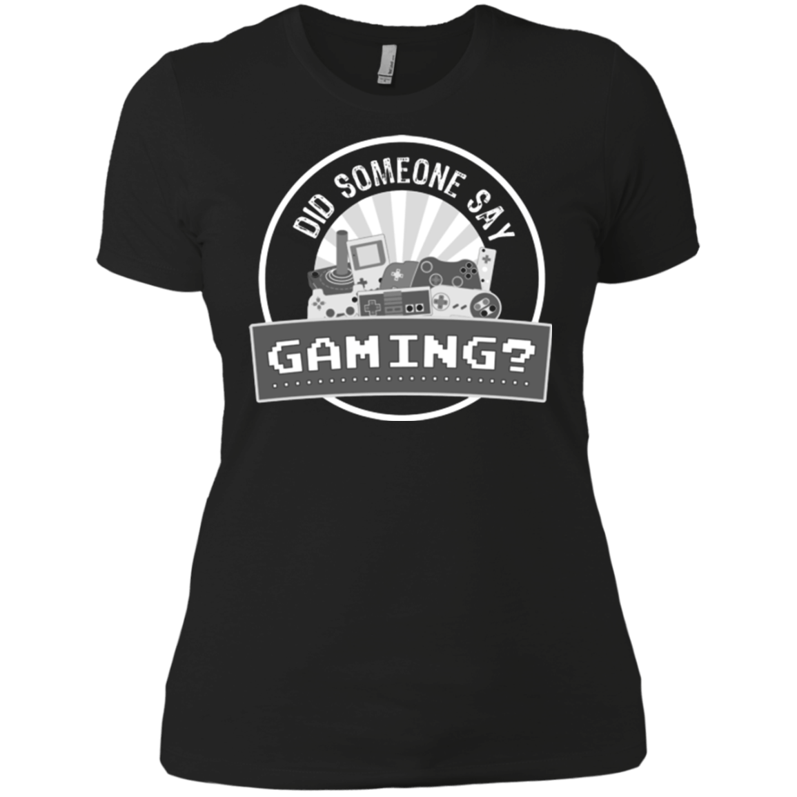 T-Shirts Black / X-Small Someone Say Gaming Women's Premium T-Shirt