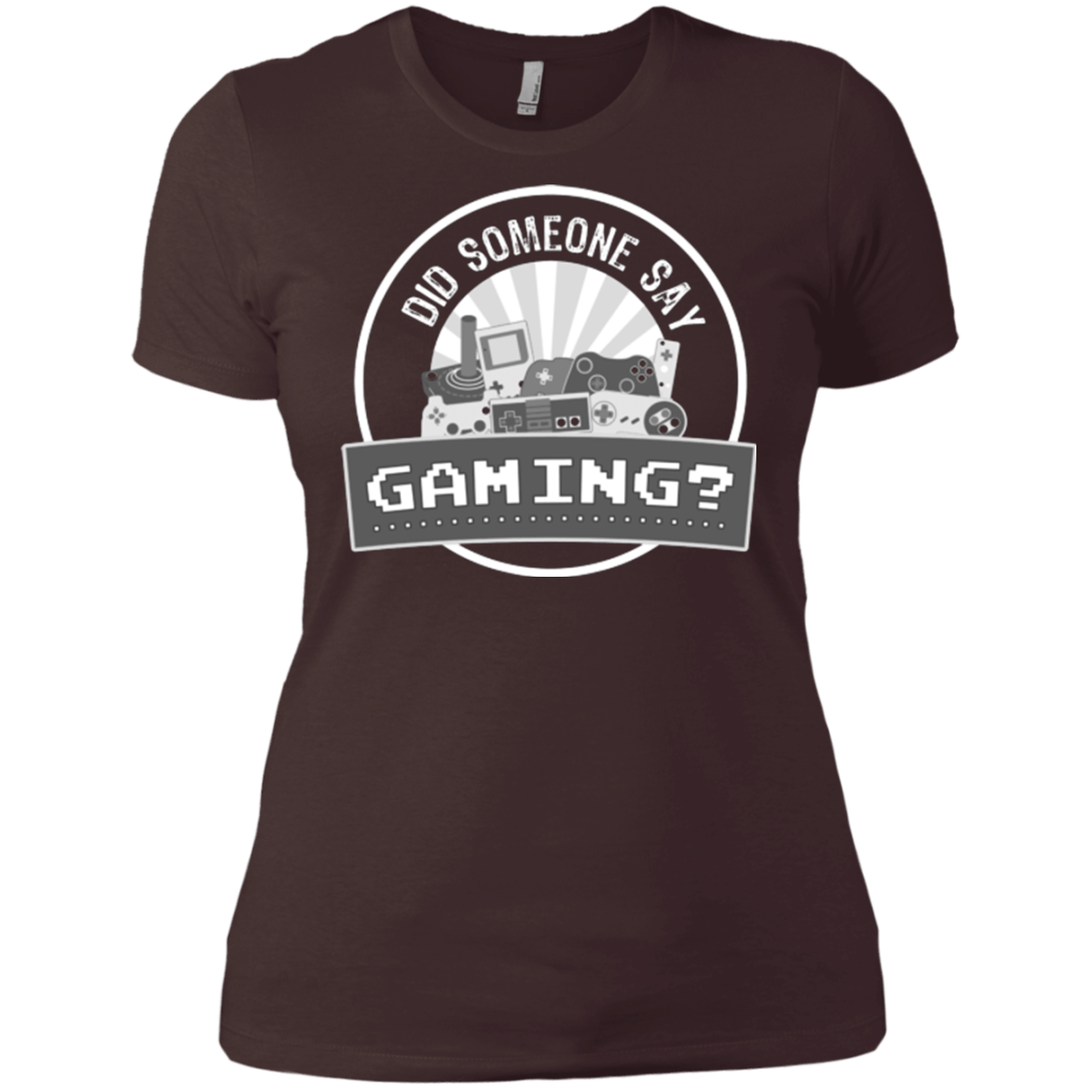 T-Shirts Dark Chocolate / X-Small Someone Say Gaming Women's Premium T-Shirt
