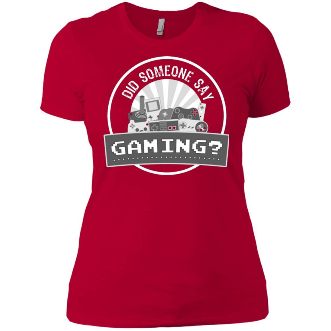 T-Shirts Red / X-Small Someone Say Gaming Women's Premium T-Shirt