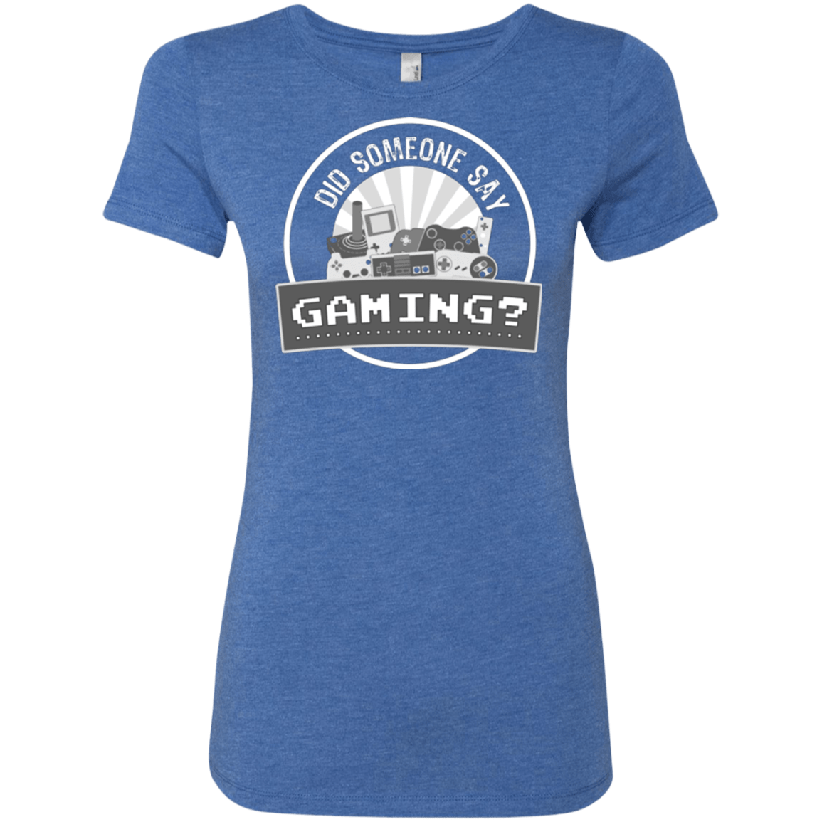 T-Shirts Vintage Royal / Small Someone Say Gaming Women's Triblend T-Shirt