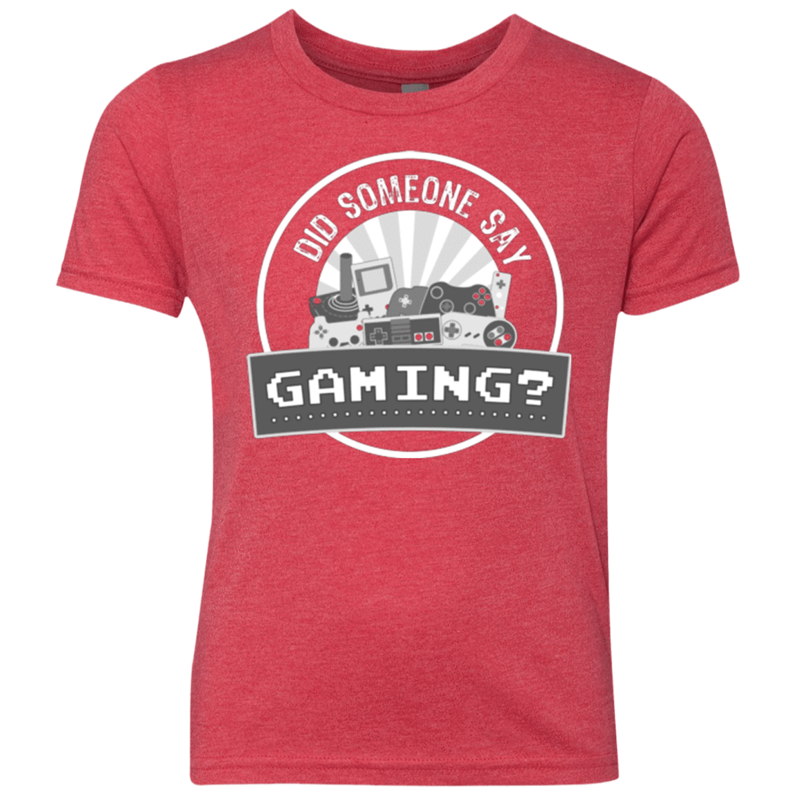 T-Shirts Vintage Red / YXS Someone Say Gaming Youth Triblend T-Shirt
