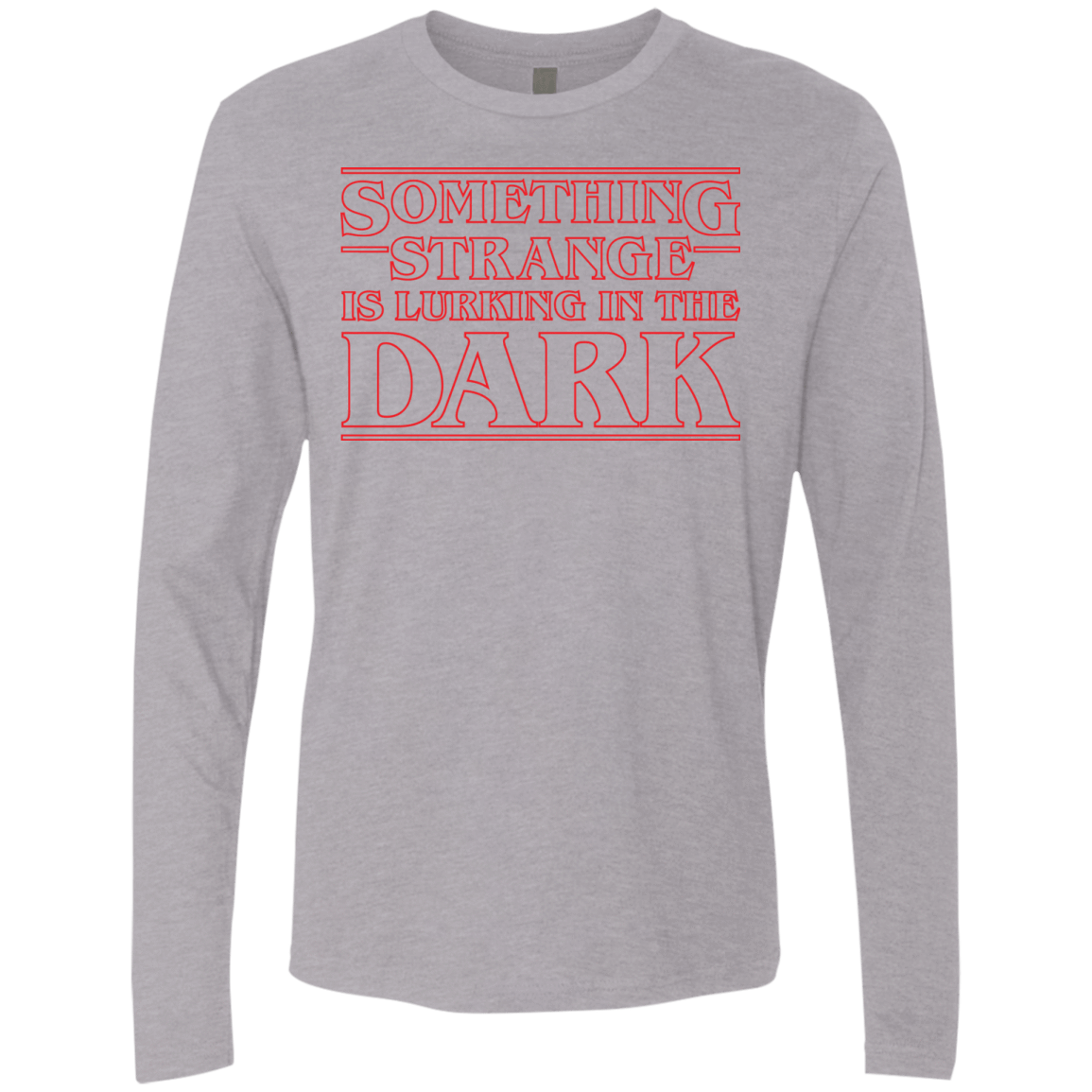 T-Shirts Heather Grey / Small Something Strange Men's Premium Long Sleeve