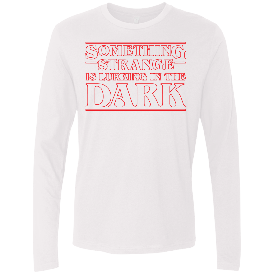 T-Shirts White / Small Something Strange Men's Premium Long Sleeve