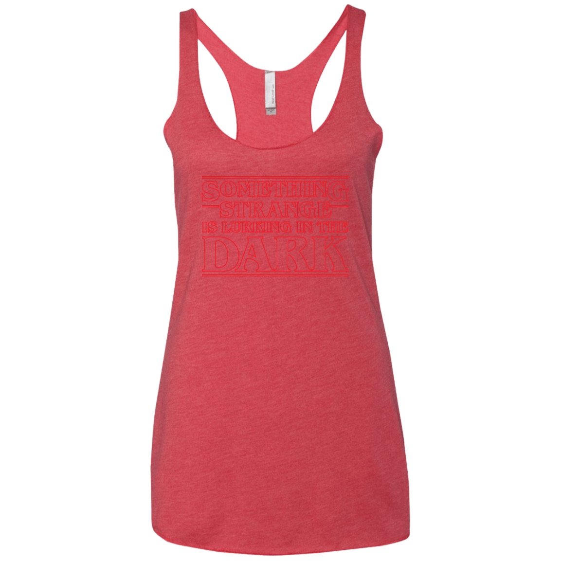 T-Shirts Vintage Red / X-Small Something Strange Women's Triblend Racerback Tank