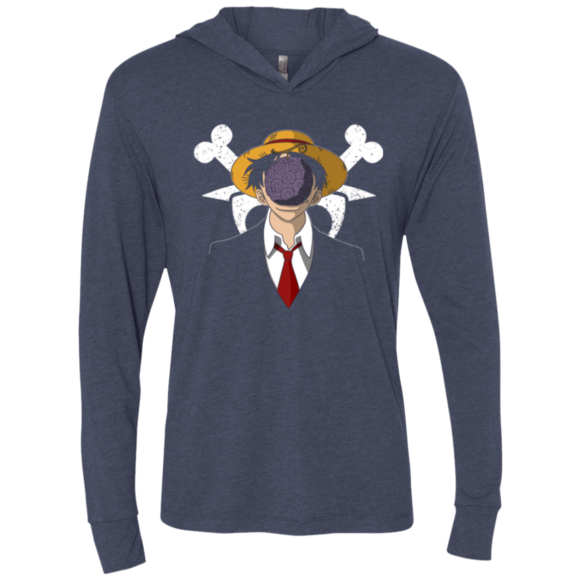 T-Shirts Vintage Navy / X-Small Son of pirates Triblend Long Sleeve Hoodie Tee