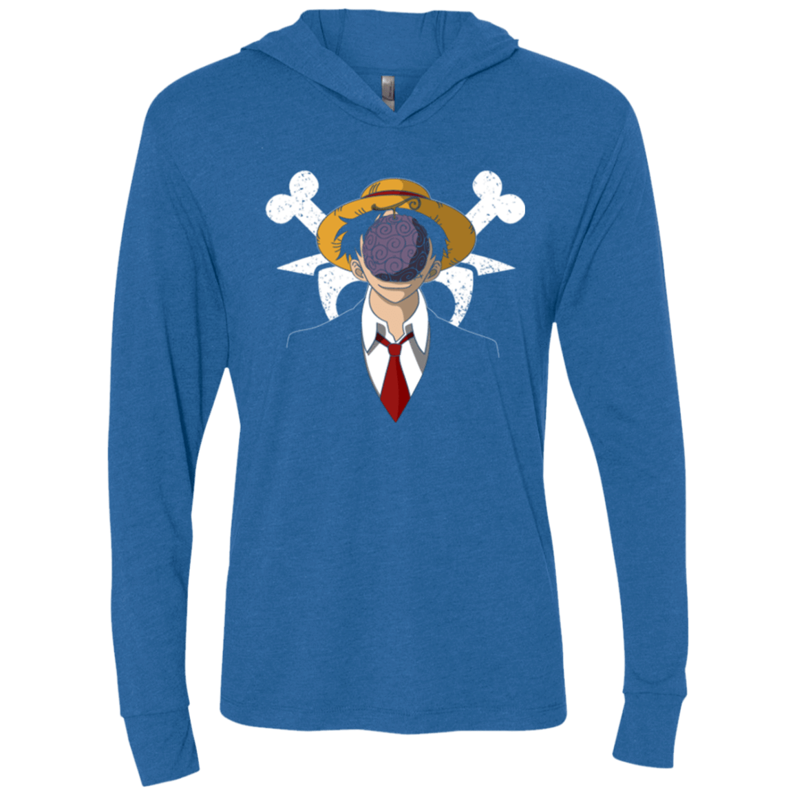 T-Shirts Vintage Royal / X-Small Son of pirates Triblend Long Sleeve Hoodie Tee