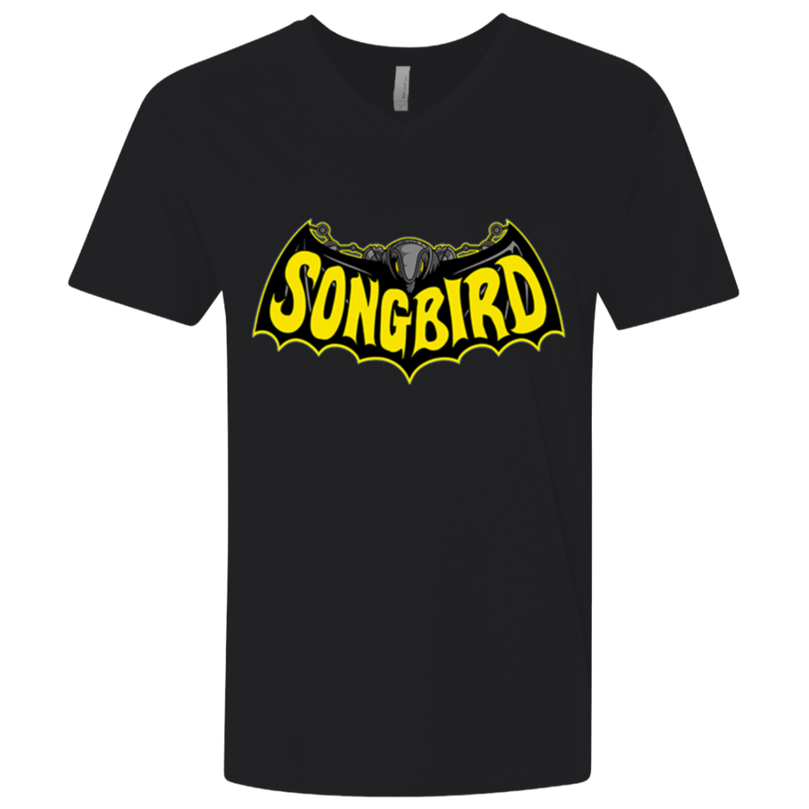 T-Shirts Black / X-Small SONGBIRD Men's Premium V-Neck