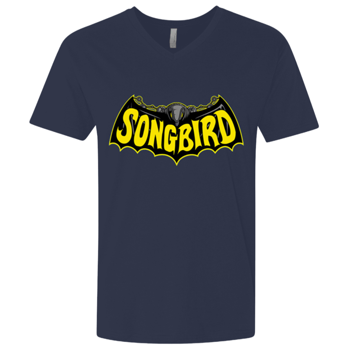 T-Shirts Midnight Navy / X-Small SONGBIRD Men's Premium V-Neck