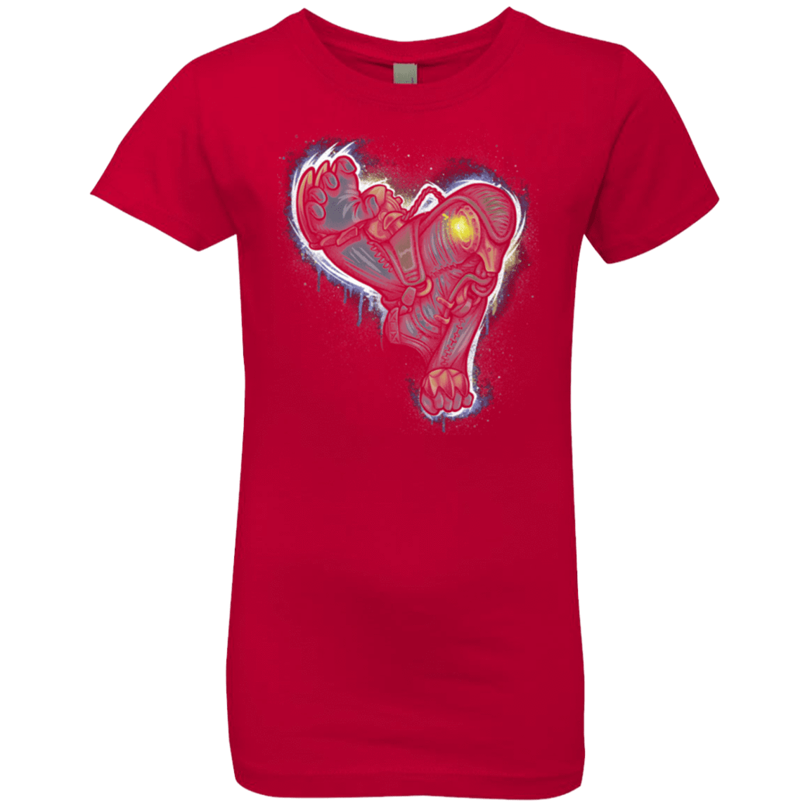 T-Shirts Red / YXS Songbird portrait Girls Premium T-Shirt