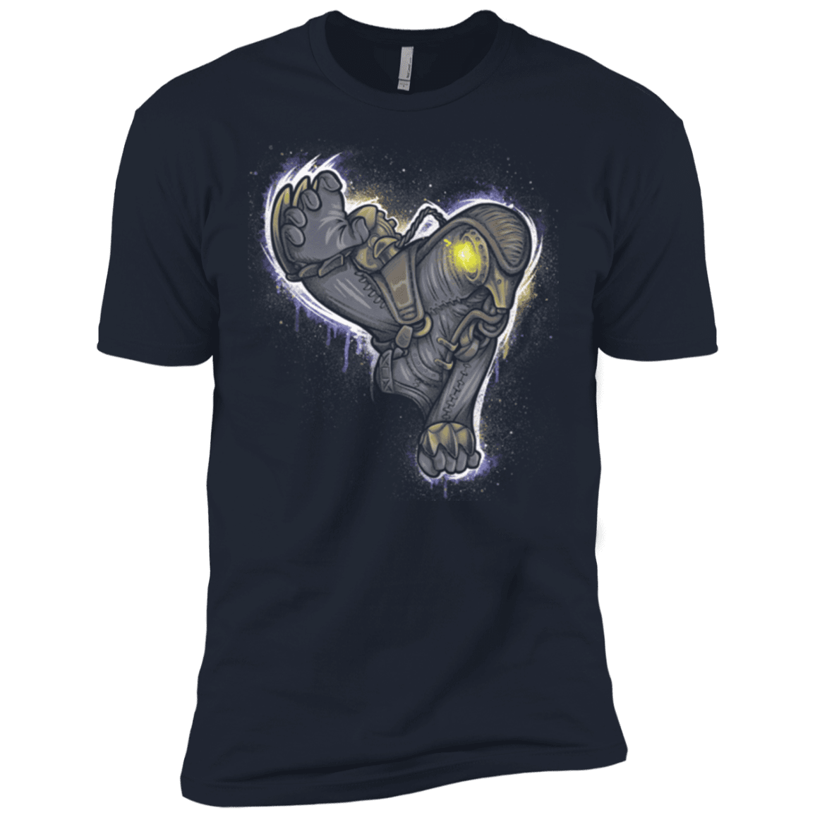 T-Shirts Midnight Navy / X-Small Songbird portrait Men's Premium T-Shirt