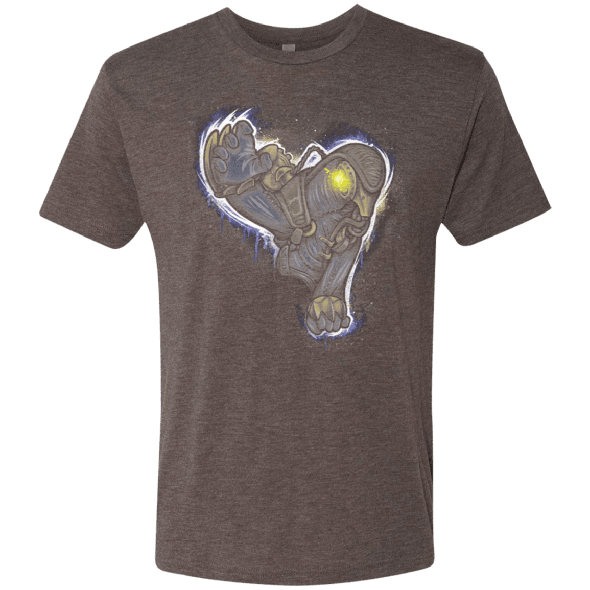 T-Shirts Macchiato / Small Songbird portrait Men's Triblend T-Shirt