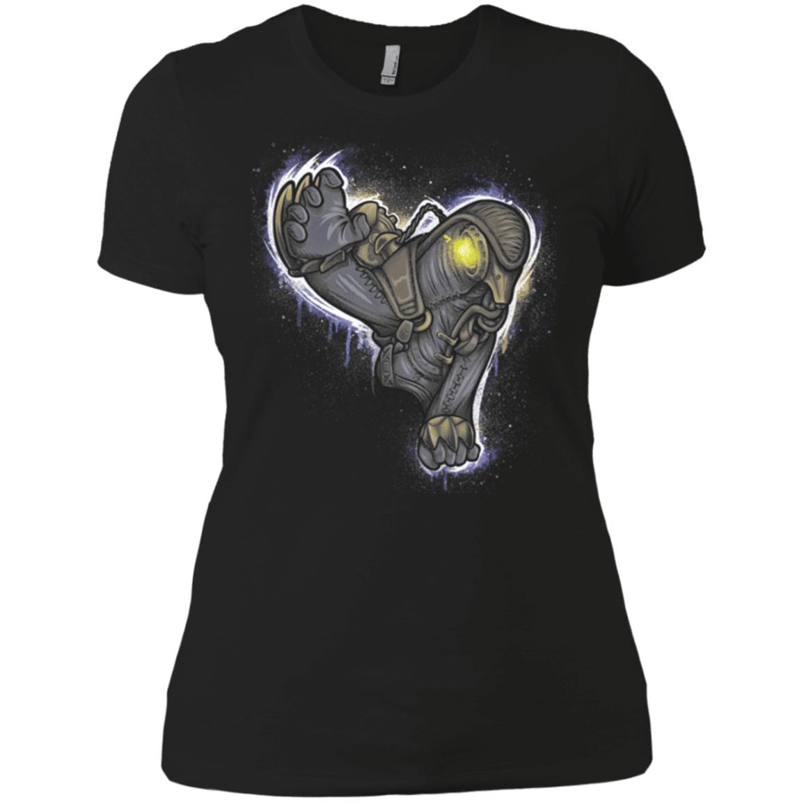 T-Shirts Black / X-Small Songbird portrait Women's Premium T-Shirt