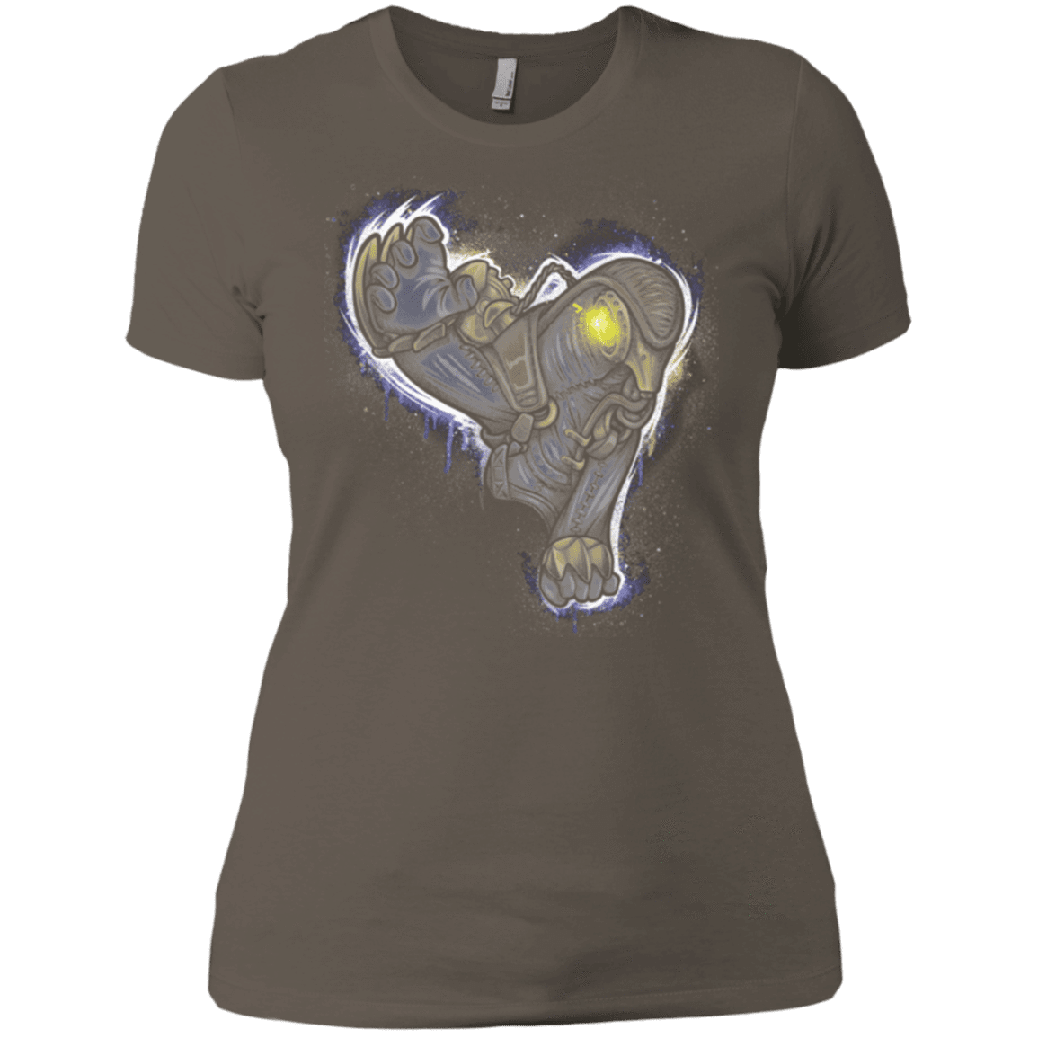 T-Shirts Warm Grey / X-Small Songbird portrait Women's Premium T-Shirt