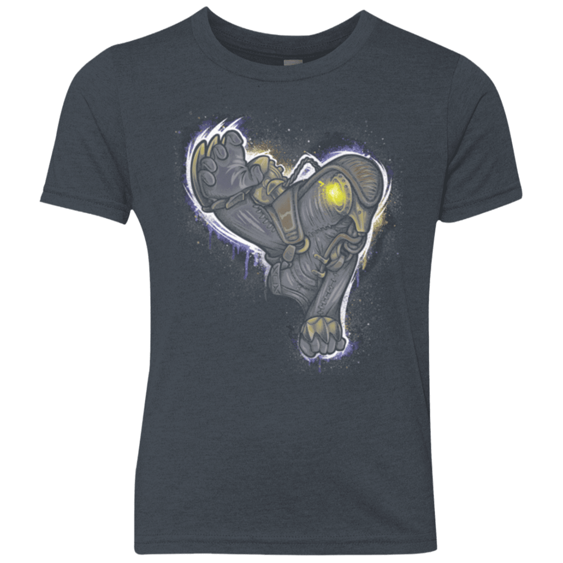 T-Shirts Vintage Navy / YXS Songbird portrait Youth Triblend T-Shirt