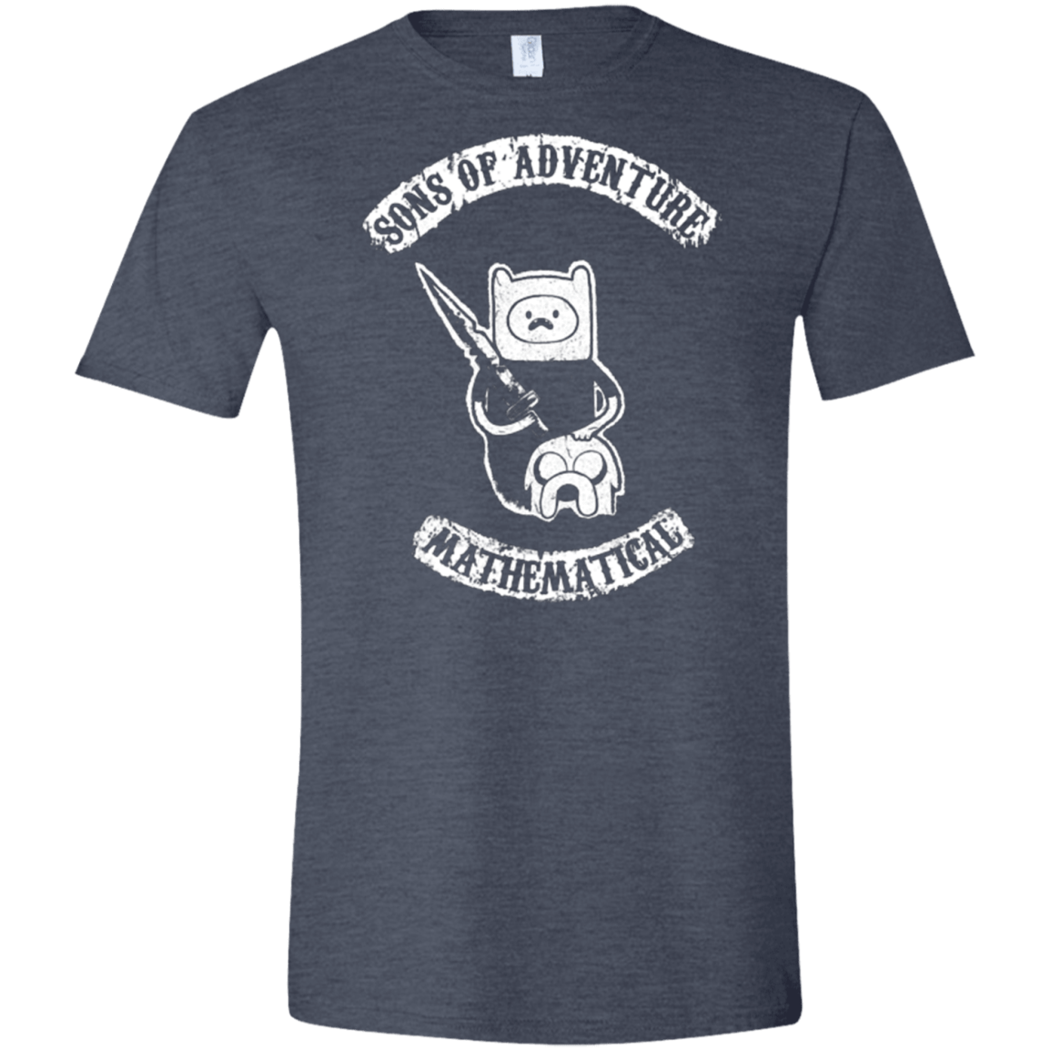 T-Shirts Heather Navy / S Sons of Adventure Men's Semi-Fitted Softstyle