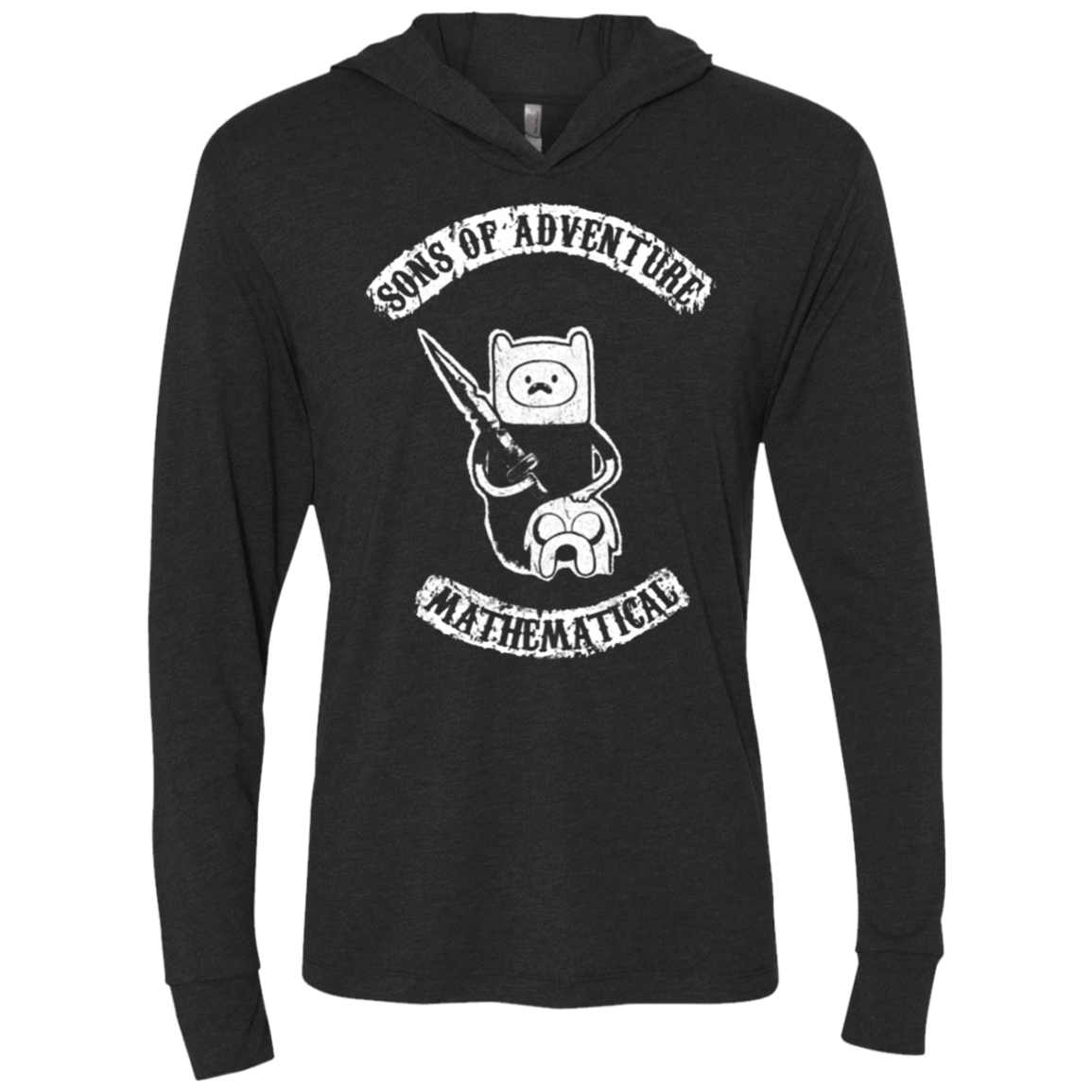 T-Shirts Vintage Black / X-Small Sons of Adventure Triblend Long Sleeve Hoodie Tee