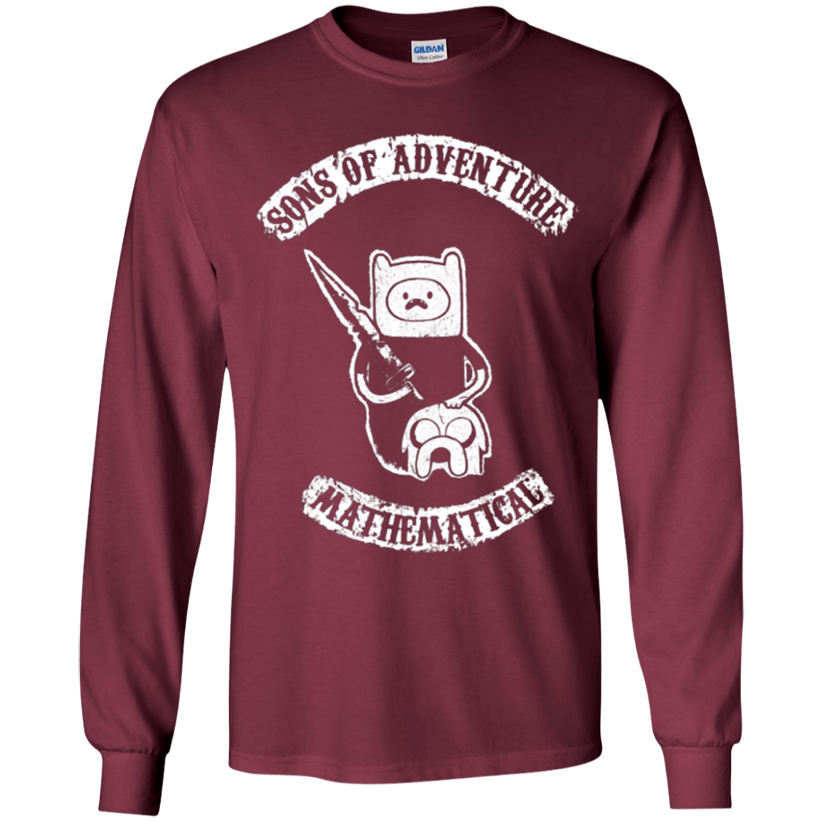T-Shirts Maroon / YS Sons of Adventure Youth Long Sleeve T-Shirt