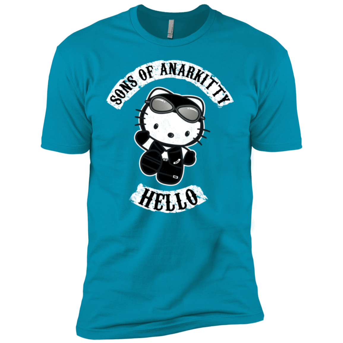 T-Shirts Turquoise / YXS Sons of Anarkitty Boys Premium T-Shirt