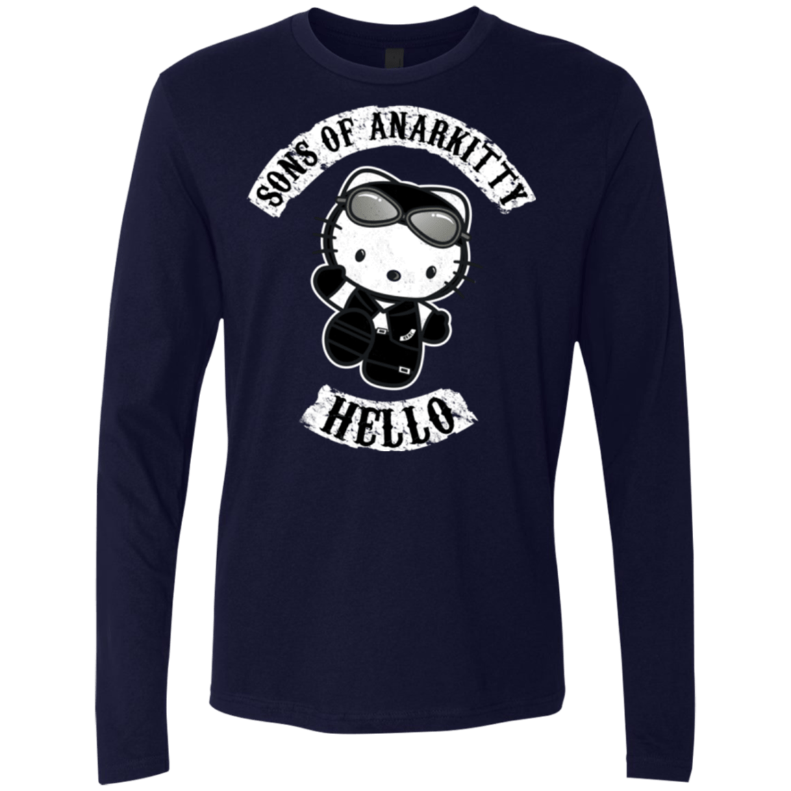 T-Shirts Midnight Navy / Small Sons of Anarkitty Men's Premium Long Sleeve