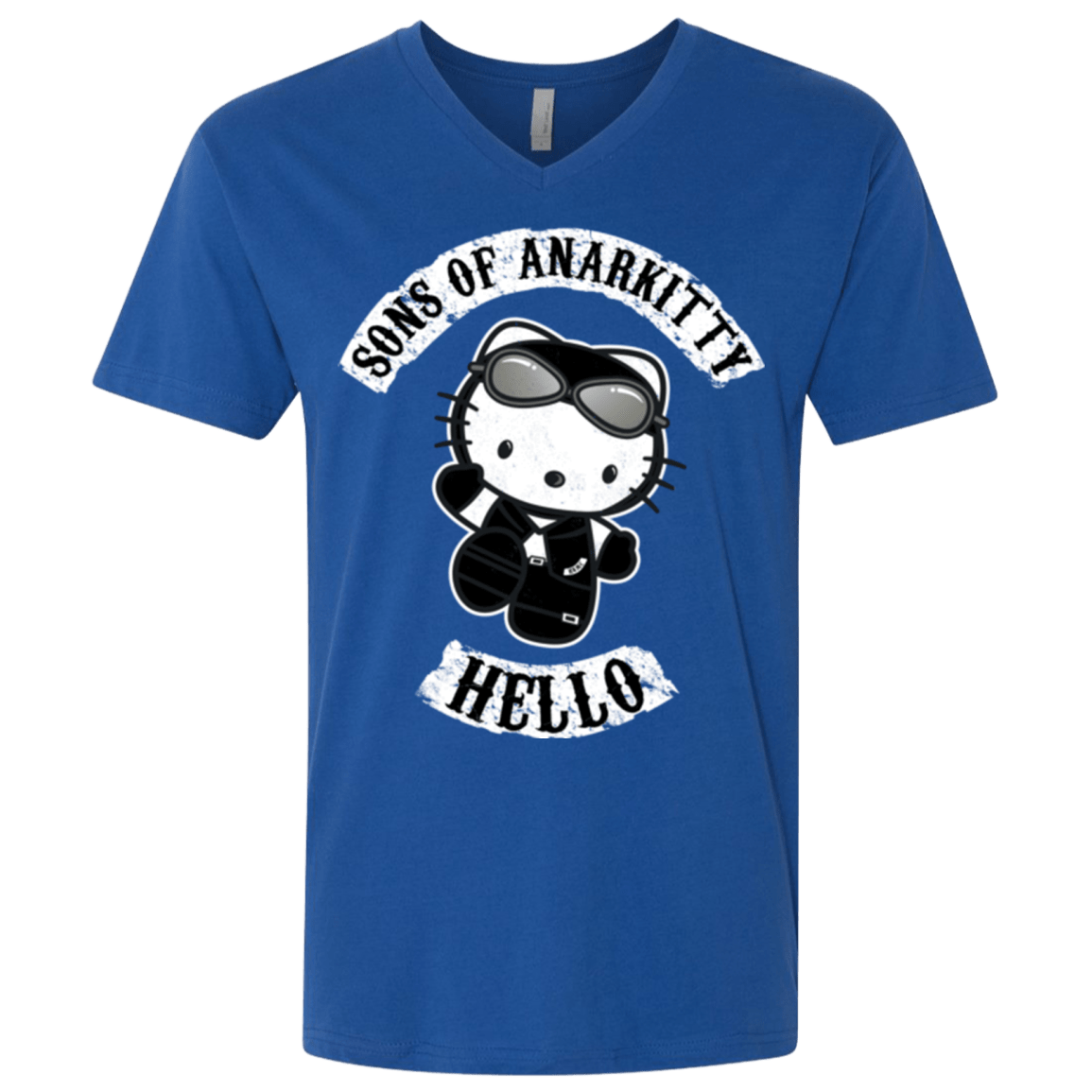 T-Shirts Royal / X-Small Sons of Anarkitty Men's Premium V-Neck