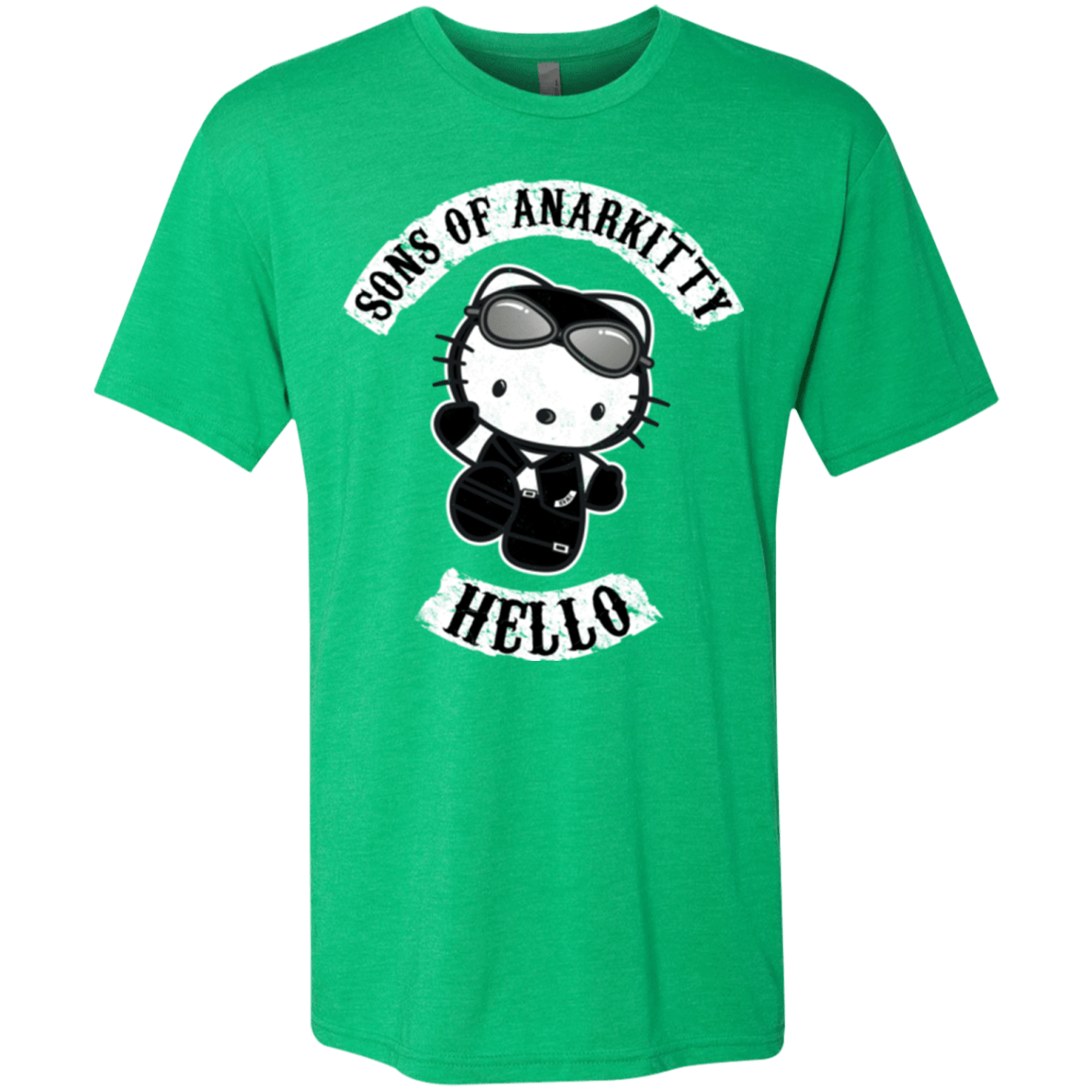 T-Shirts Envy / Small Sons of Anarkitty Men's Triblend T-Shirt