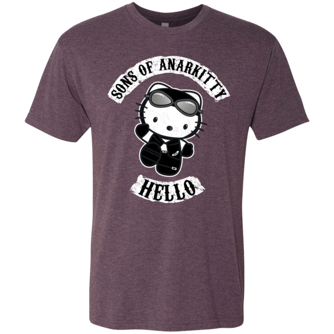 T-Shirts Vintage Purple / Small Sons of Anarkitty Men's Triblend T-Shirt