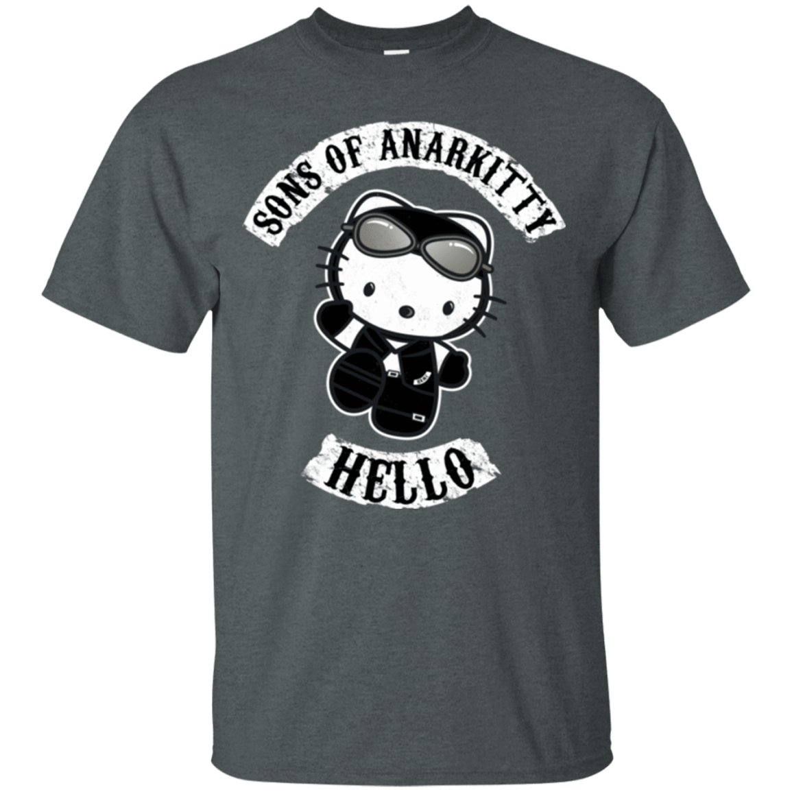 T-Shirts Dark Heather / Small Sons of Anarkitty T-Shirt
