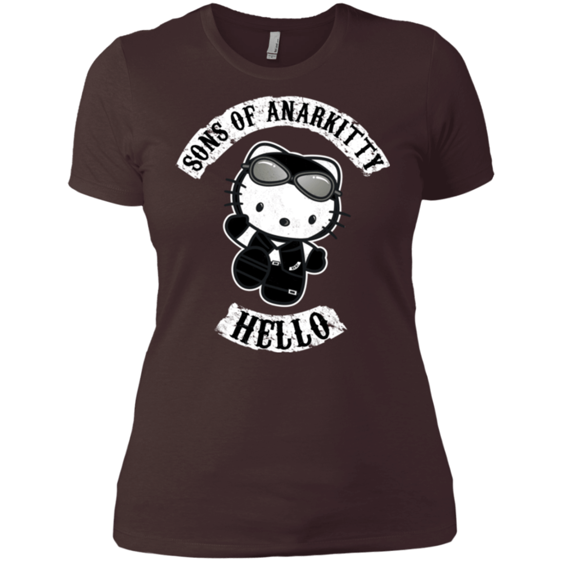 T-Shirts Dark Chocolate / X-Small Sons of Anarkitty Women's Premium T-Shirt