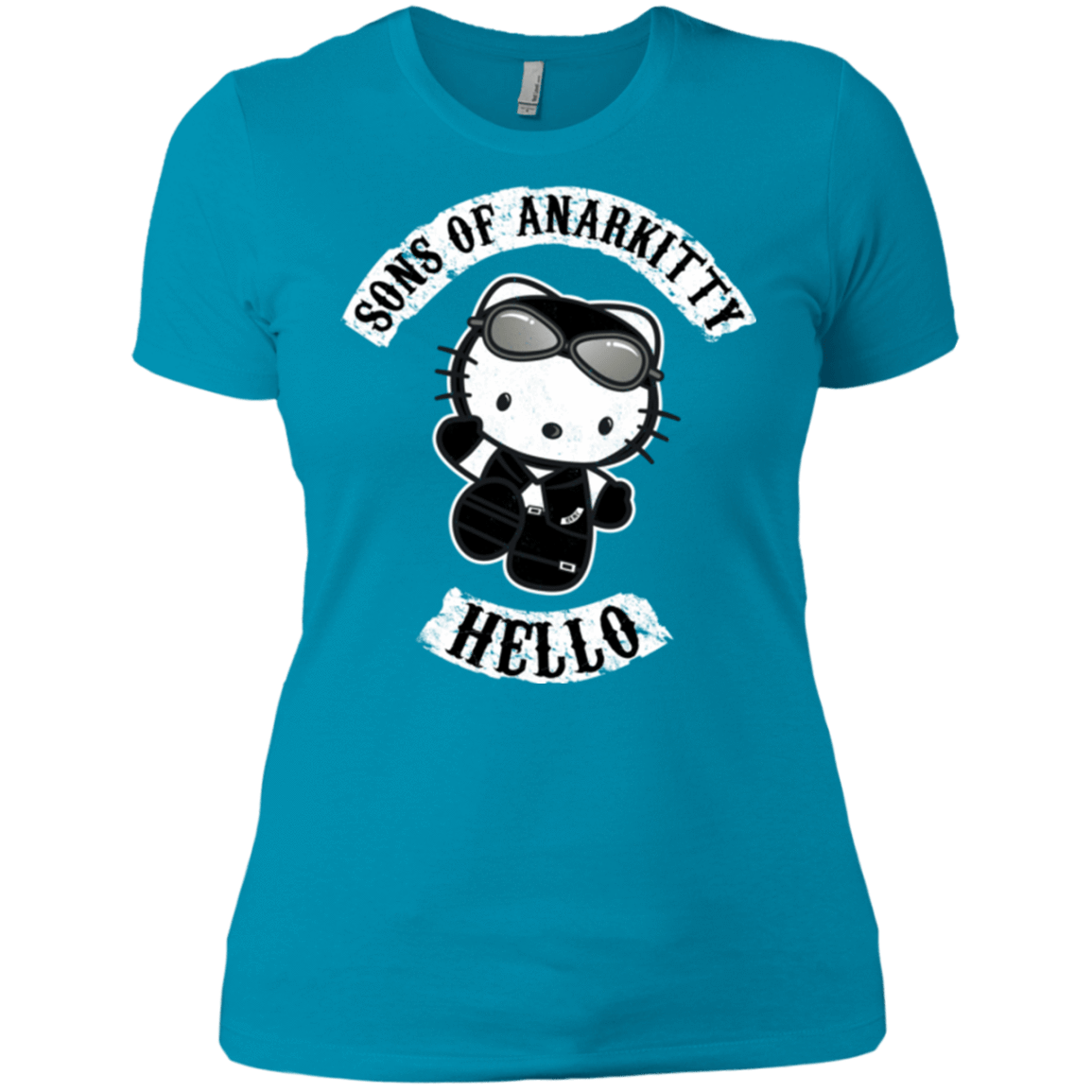 T-Shirts Turquoise / X-Small Sons of Anarkitty Women's Premium T-Shirt