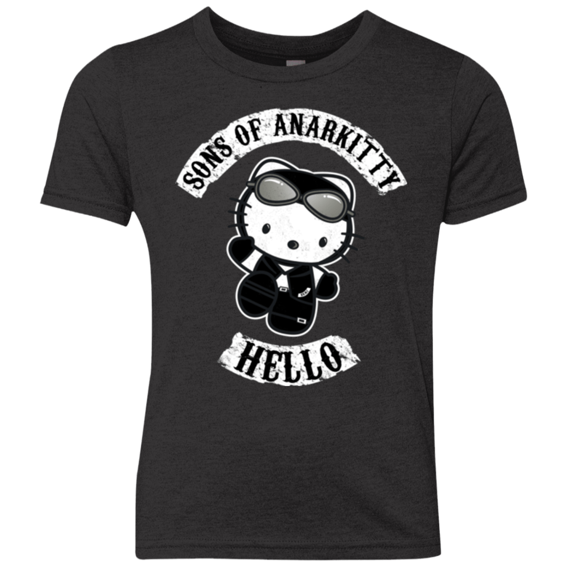 T-Shirts Vintage Black / YXS Sons of Anarkitty Youth Triblend T-Shirt